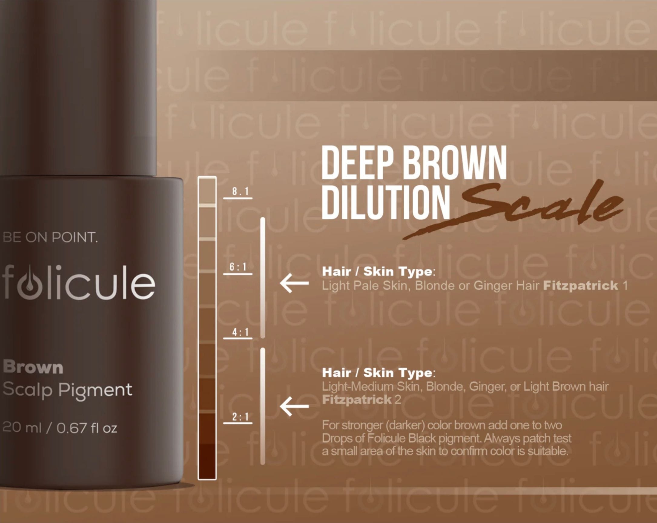 Folicule x Hanafy Brown Scalp Pigment