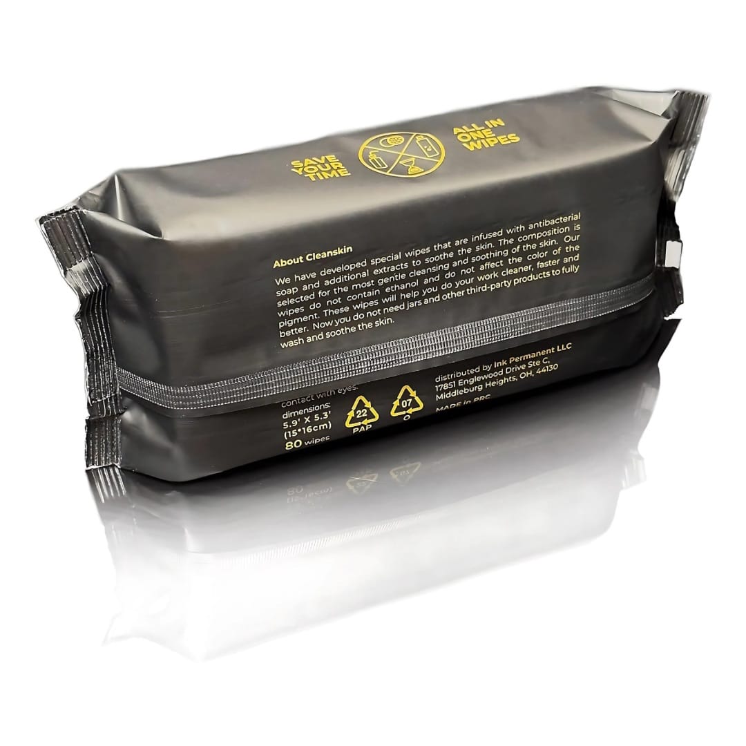 CleanSkin Tattoo Cleansing Wipes